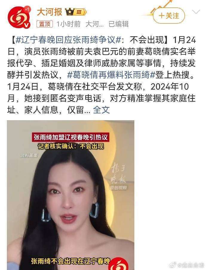 张雨绮人设崩塌：代孕、插足婚姻全曝光
