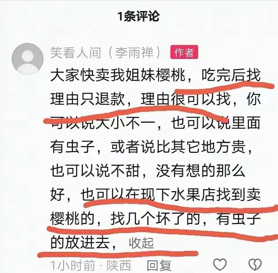 李雨禅因造谣樱桃被刑拘 民事追责启动