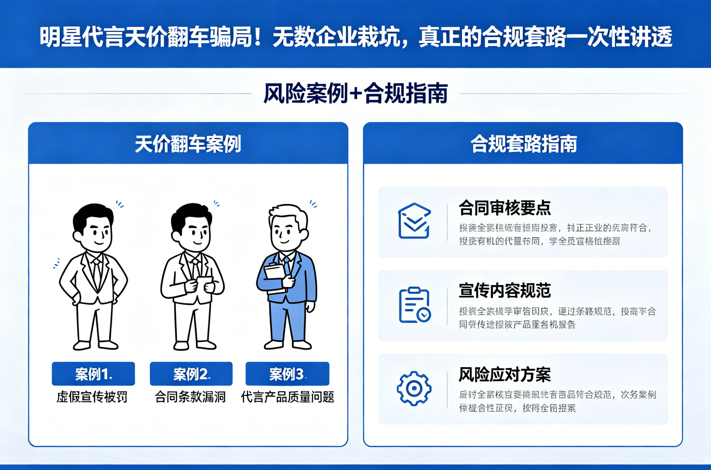 明星天价代言翻车？合规套路一次讲透
